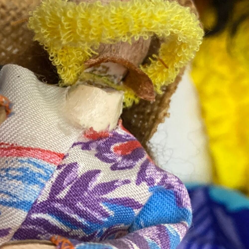 Vintage Hawaiian Dolls Princess Bride Pau’u Rider Hula Girl dress lei Makaleka - Picture 4 of 16